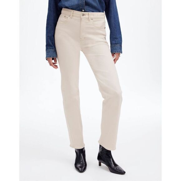 Madewell The '90s Straight Jean in Vintage Canvas Size 25 NWT - Picture 2 of 7